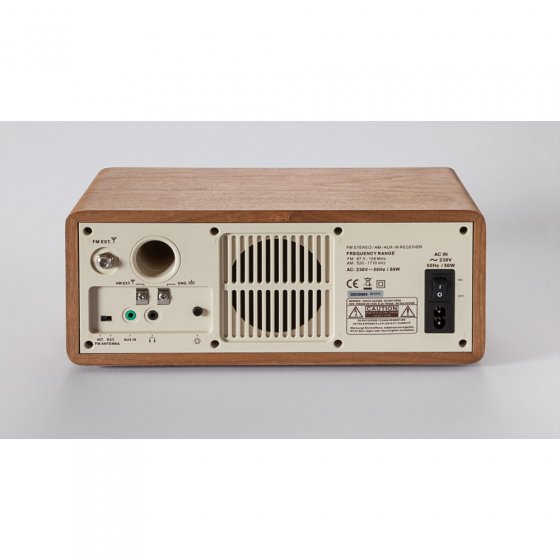 Retro-stereoradio met subwoofer 