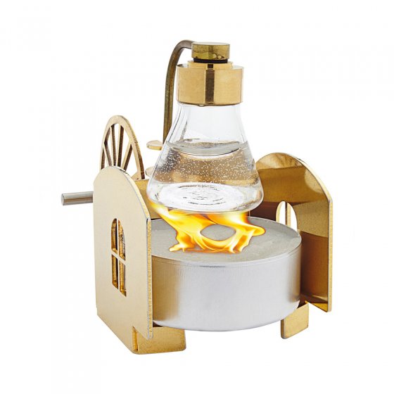 Vergulde mini-stoommachine 'Kotten'