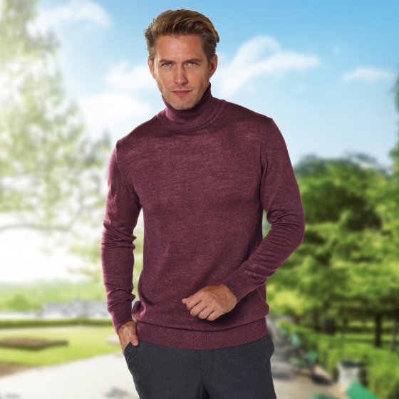 Luxe coltrui van zijde en merino 