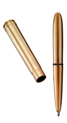 Space-Pen in echte jachtpatroonhuls