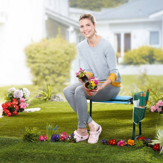 Comfortabele tuinbank 2-in-1