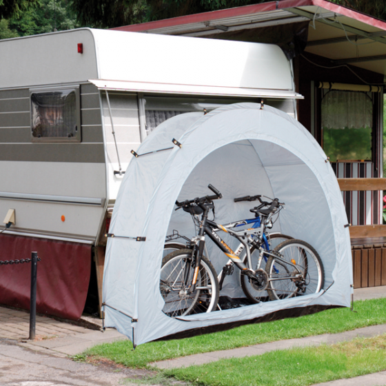 Mobiel fiets- en gereedschapshuis 