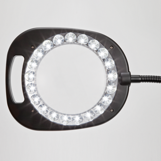 Staande loep met LED-lamp 