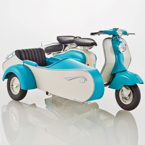 Lambretta LD 125 met zijspan