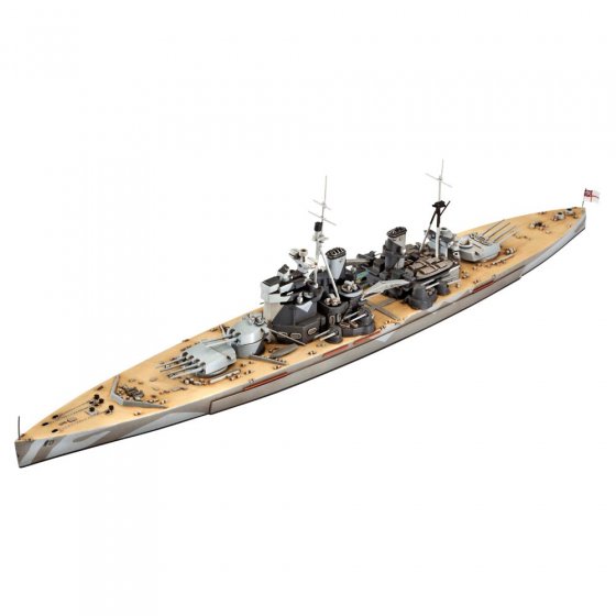 Model bouwset Bismarck & Duke of York 