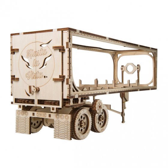 Houten modelvrachtwagen
