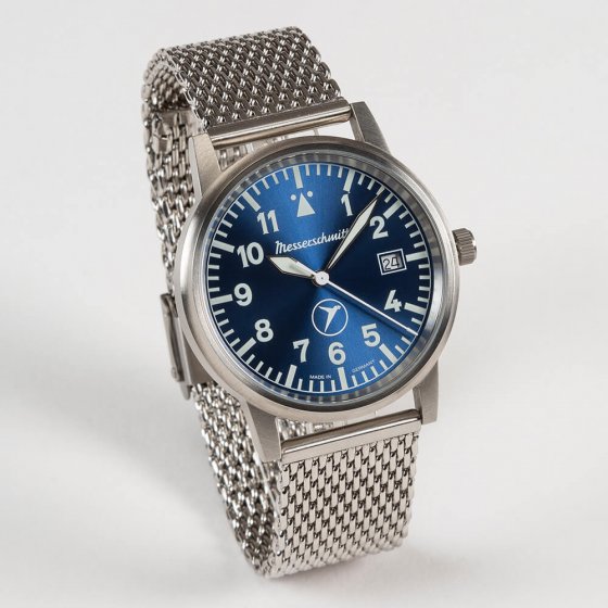 Herenhorloge 'Blue Messerschmitt' 