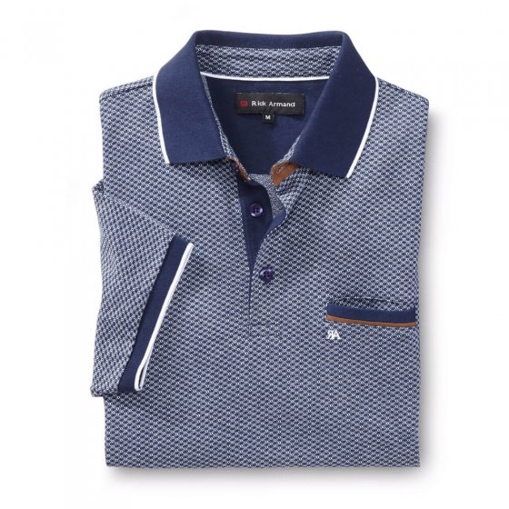 Modern poloshirt XXL | Marine-Wit