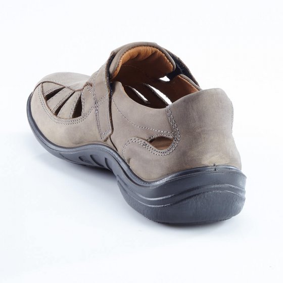 Aircomfort-klittenbandsandalen 41 | Taupe