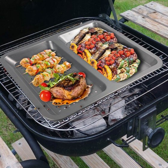 Grill- en bakplaat '2 in 1' 