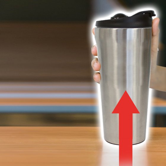 Stabiele thermosbeker