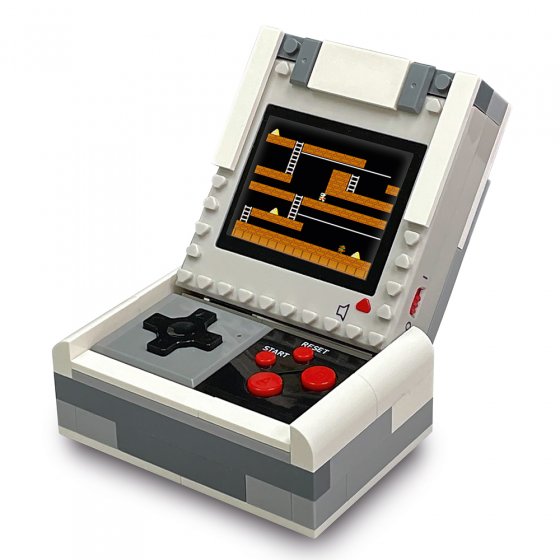 Retro-spelletjesconsole met modules