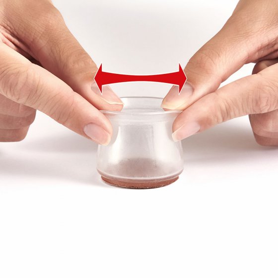 Flexibele beschermers voor meubelpoten Set van 8