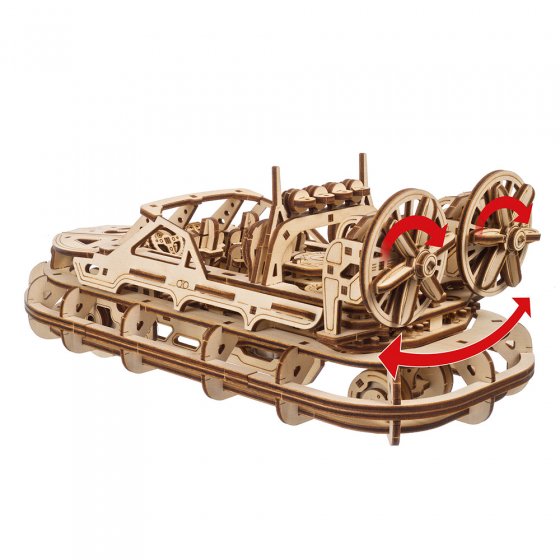 Houten model hovercraft 