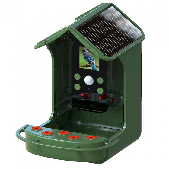 Vogelobservatiehuisje op zonne-energie 