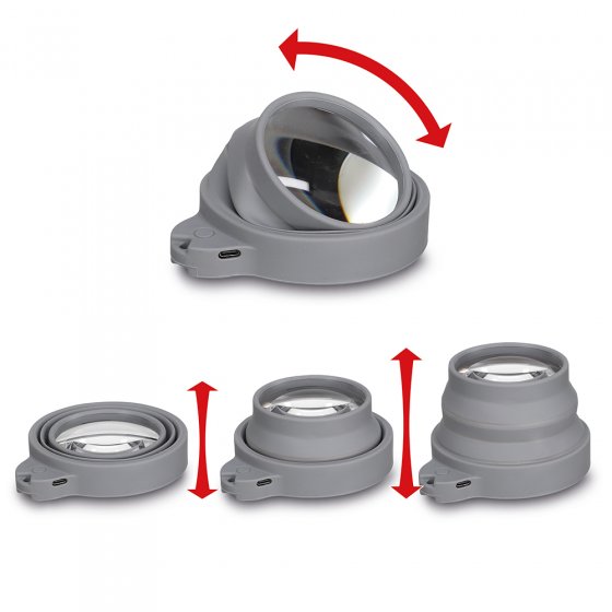 Ledloep met optisch glas 