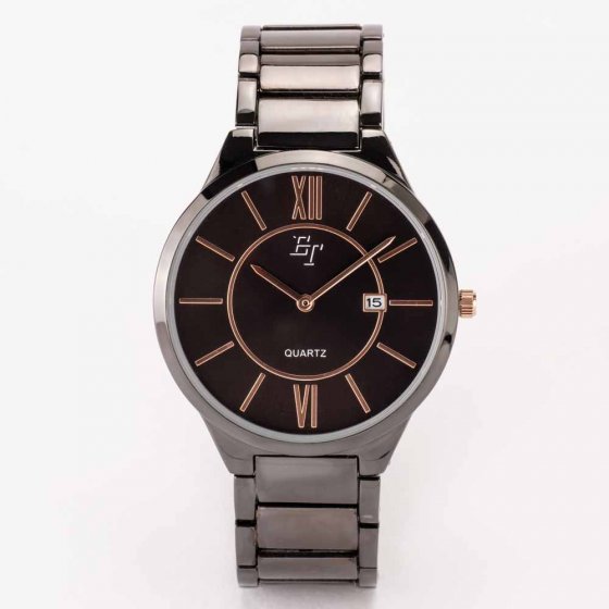 UW CADEAU: UITERST FIJN HERENHORLOGE ‘ONYX’ 
