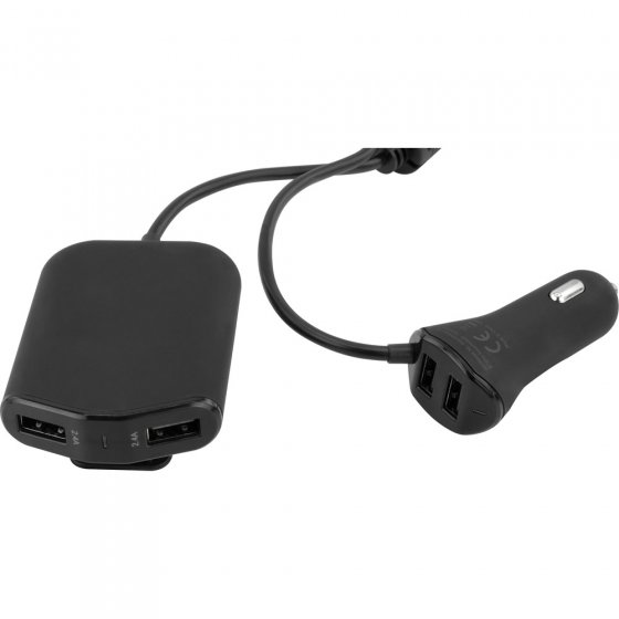 Dubbele usb-adapter voor in de auto