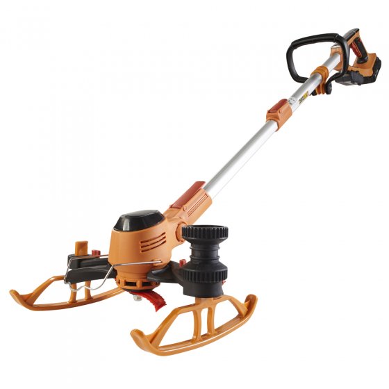 Accu-grastrimmer met geleiders 