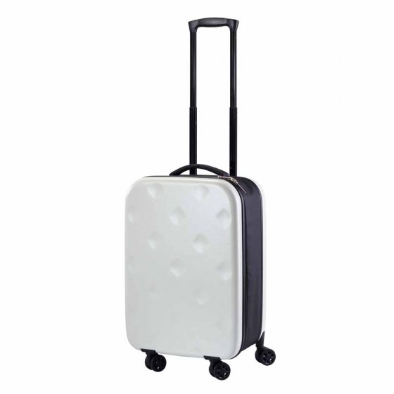 Ultraplatte rolkoffer Beige