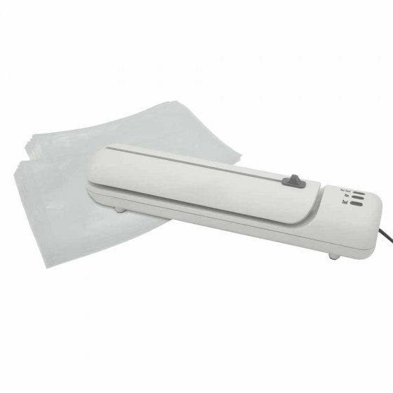 Vacumeermachine met foliesnijder 
