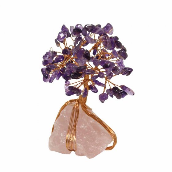 Decoratieve lithotherapie “Amethistboom”