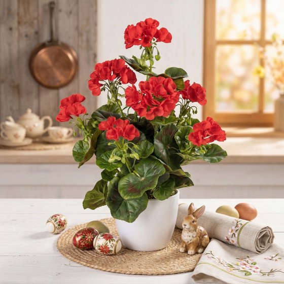 Kunstbloem geranium 