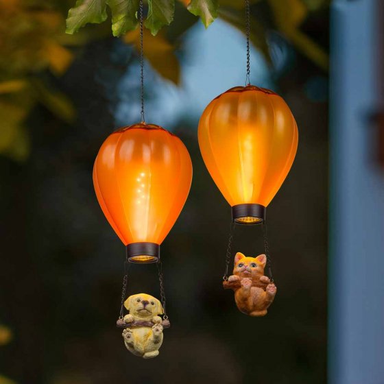LED-zonne-heteluchtballonnen in een set van 2