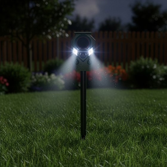 Ultrasone solar-mini-dierenverjager 