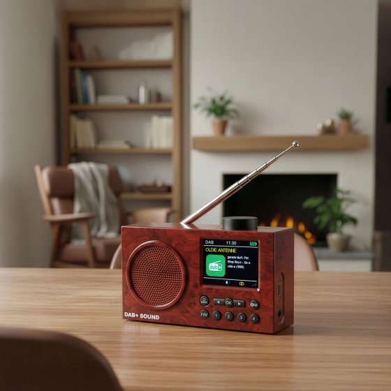 Compacte DAB+-radio met kleurendisplay 