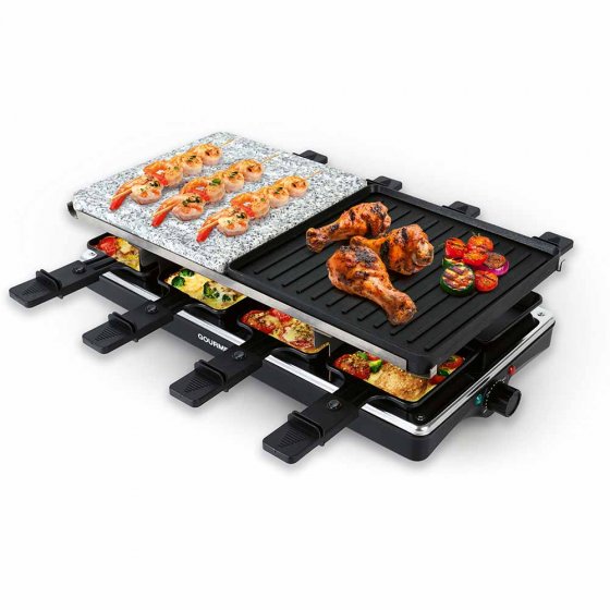 Raclettegrill met natuursteen 