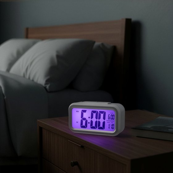Digitale wekker met grote cijfers  