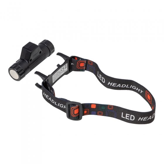 2-in-1 afneembare hoofdlamp met hoofdband 