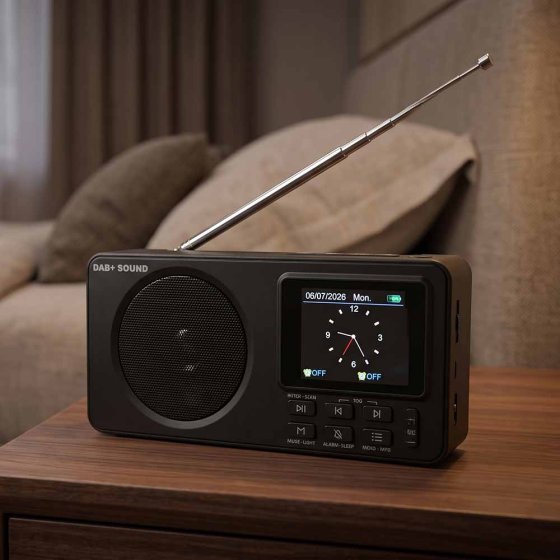 Moderne compacte DAB+-radio 