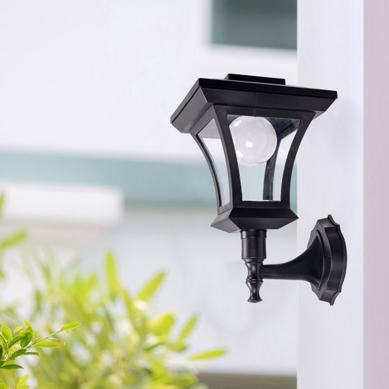 LED-zonnelantaarn met wandbevestiging 