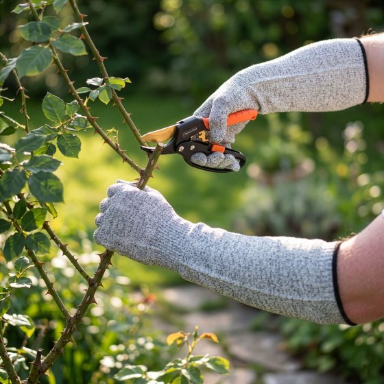 Tuinhandschoenen met lange mouwen (1 paar) 