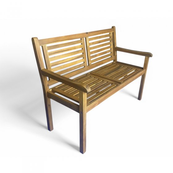 Bank in de rozentuin 