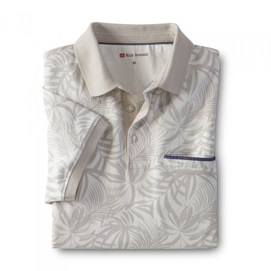 Poloshirt met modieus printmotief 
