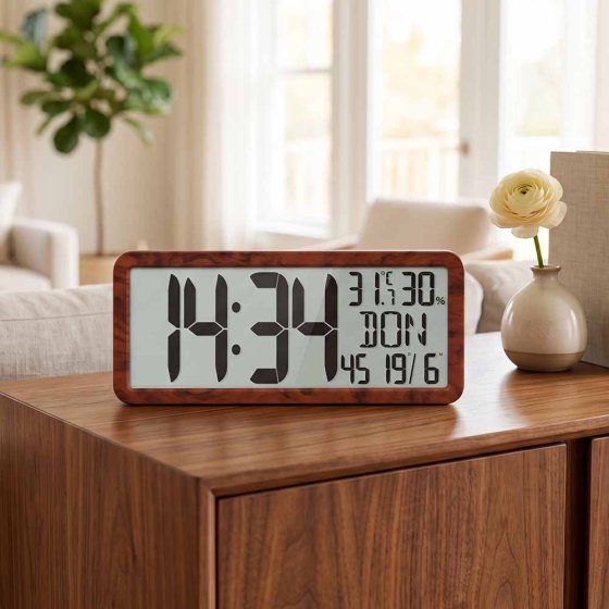 XXL houten klok 