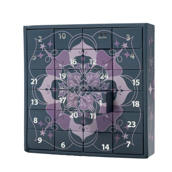 Adventskalender met mini-geurkaarsjes 