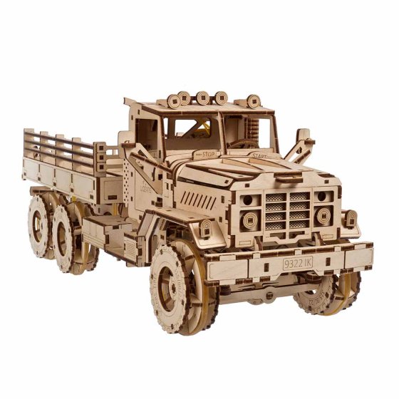 Houten vrachtwagen 