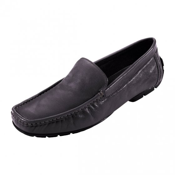 Ult.zachte leren mocassin,zwar 41 | Zwart