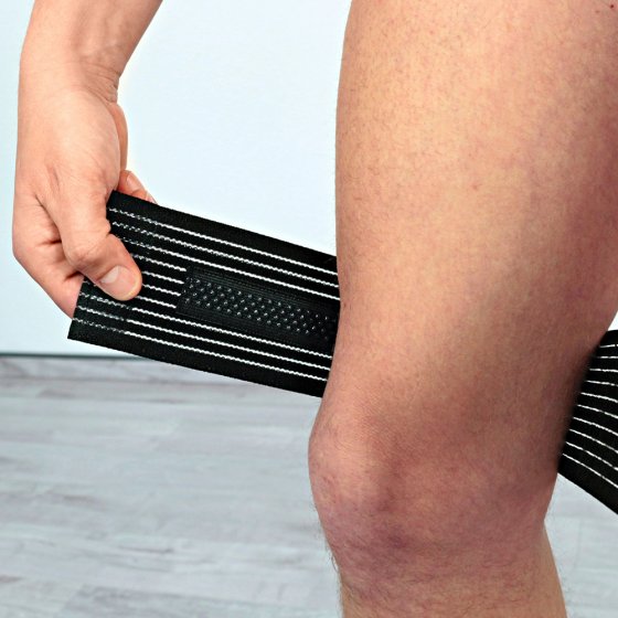 Kniebandage met antislipcoating