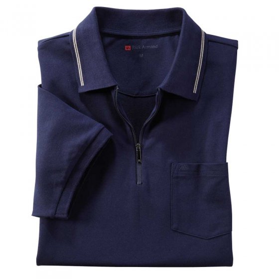 Poloshirt met ritskraag als set