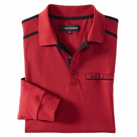 Interlock-shirt met contrasten