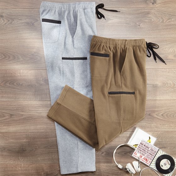 Fleece cargobroek
