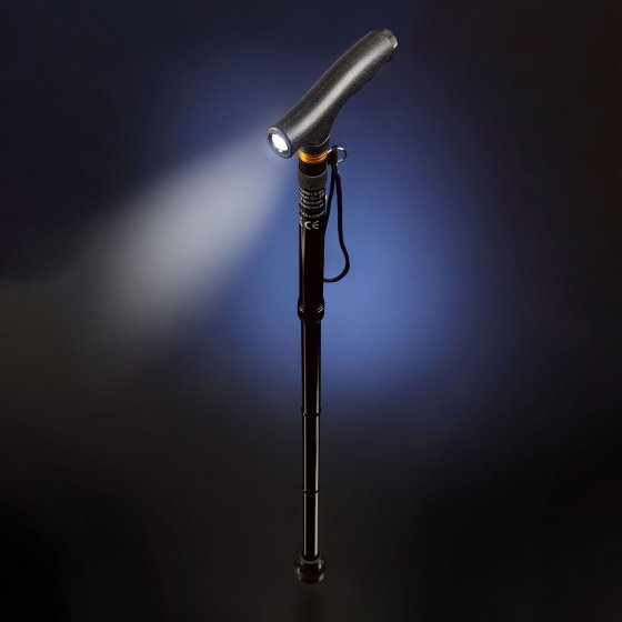 Opvouwbare wandelstok met ledlicht