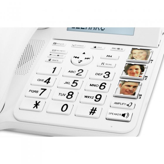 Telefoontoestel met grote knop