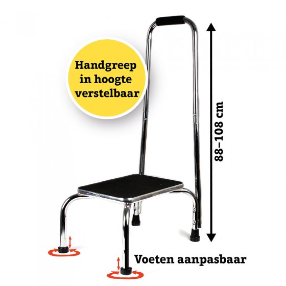 Opstapje met verstelbare handgreep 