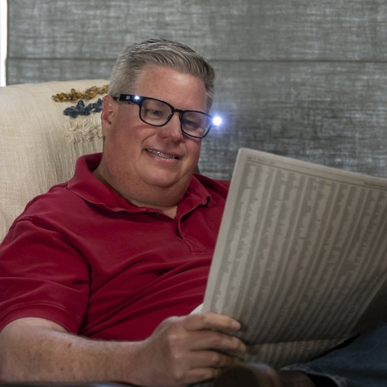 Autofocusbril met verlichting 